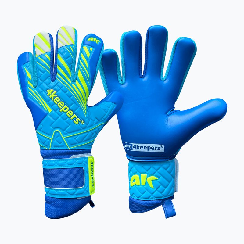 4keepers Soft Azur NC Jr guanti da portiere per bambini blu