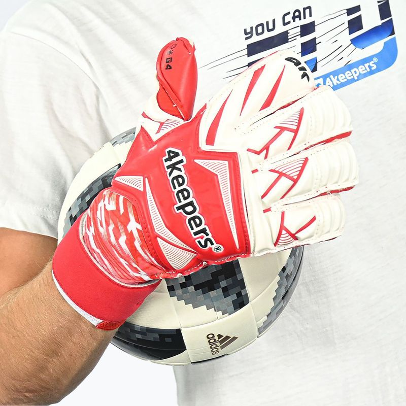 4keepers Force V4.25 guanto da portiere RF2G rosso 9