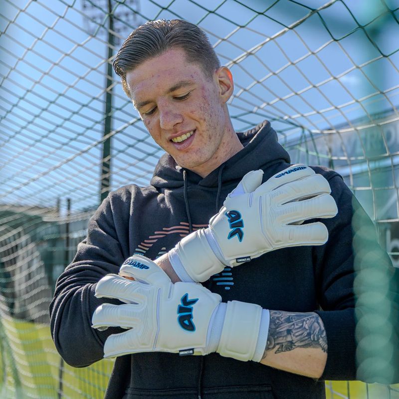 Guanti da portiere 4keepers Champ Aq Contact VII RF2G white 10
