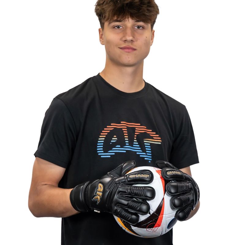 Guanti da portiere per bambini 4keepers Champ Gold Black VII RF2G Jr gold/black 6