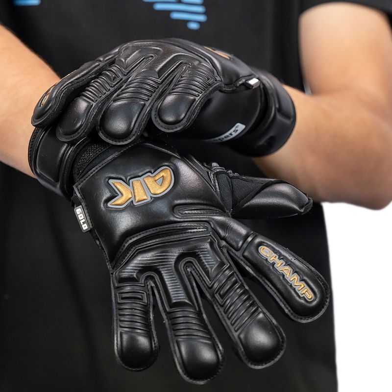 Guanti da portiere per bambini 4keepers Champ Gold Black VII RF2G Jr gold/black 9