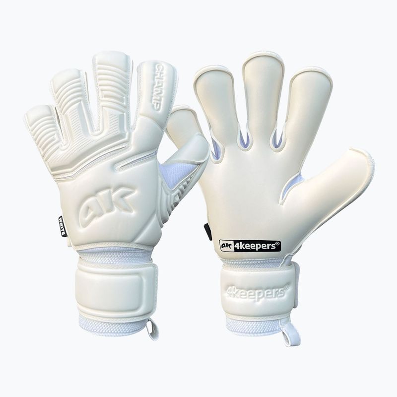 Guanti da portiere per bambini 4keepers Champ VII RF2G Jr bianchi