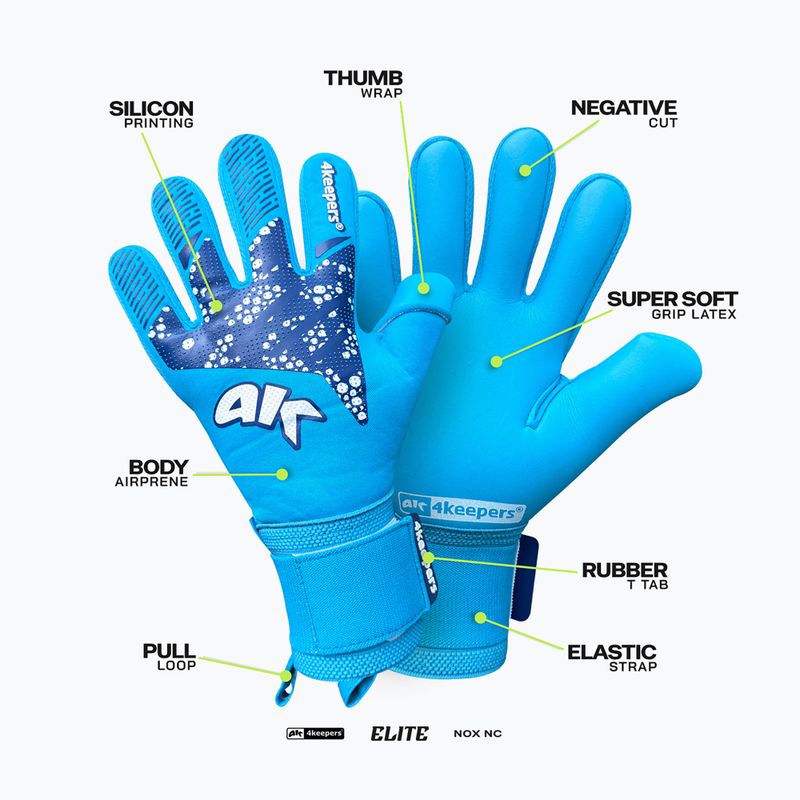 Guanti da portiere 4keepers Elite Nox NC 6
