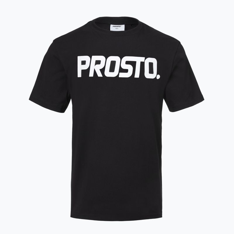 PROSTO Biglog - Maglietta da uomo nera