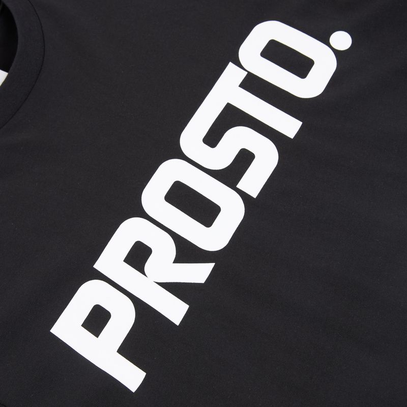 PROSTO Biglog - Maglietta da uomo nera 3