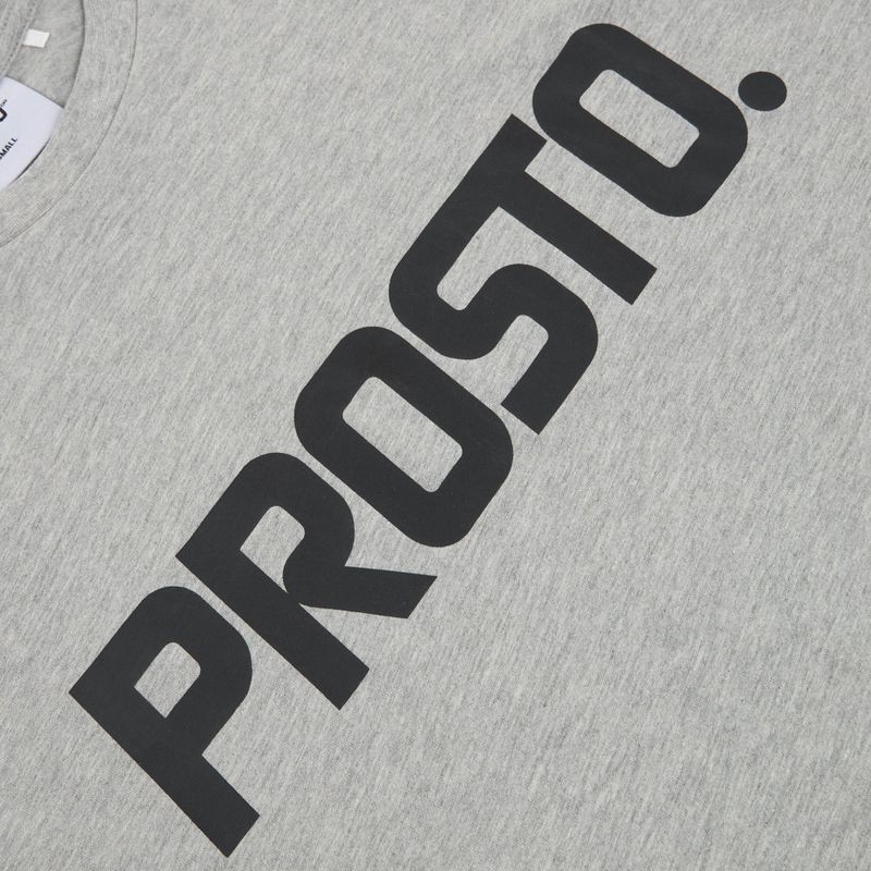PROSTO - Maglietta da uomo Biglog grigio 3