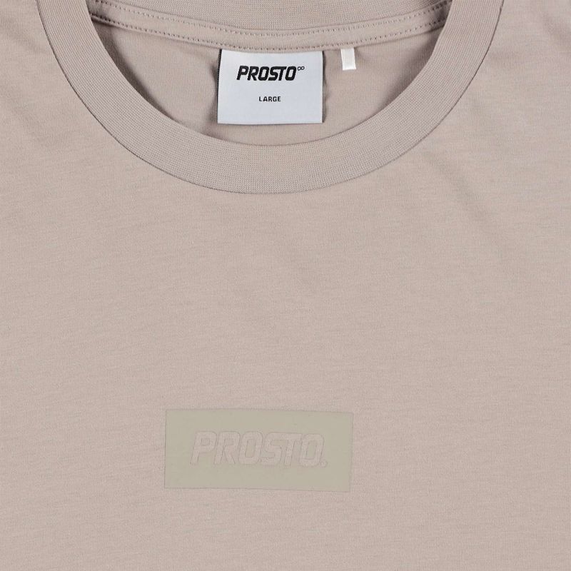 Maglietta PROSTO Box Logo Uomo beige 3