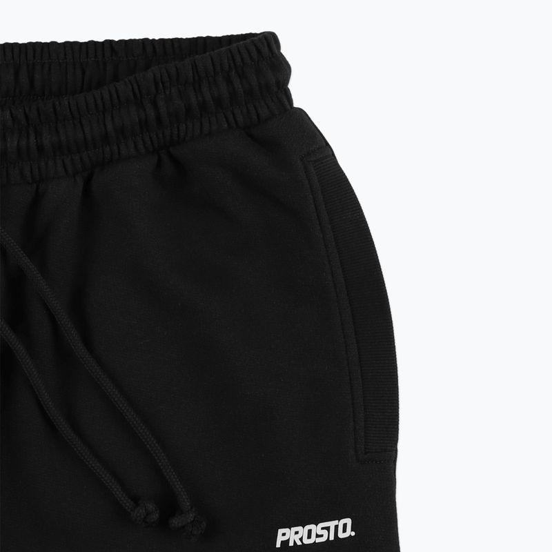 Pantaloni PROSTO Old Logo da uomo, nero 3