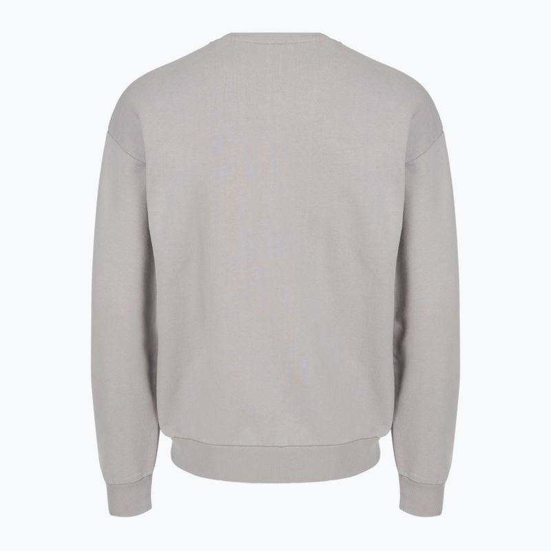 Felpa da uomo PROSTO Graffiti lavata grigia 2