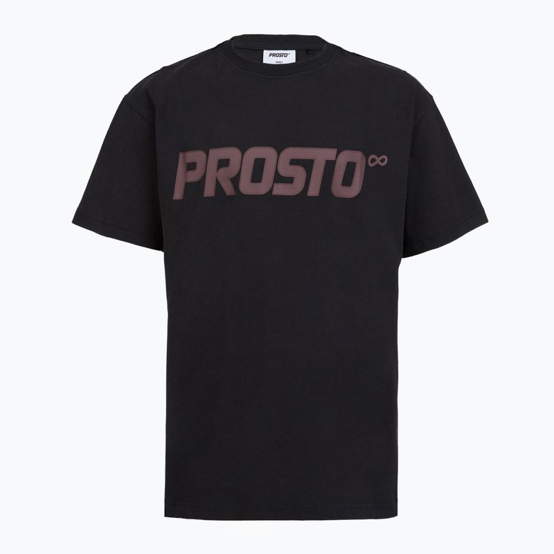 Maglietta PROSTO Big Logo lavata nera da uomo