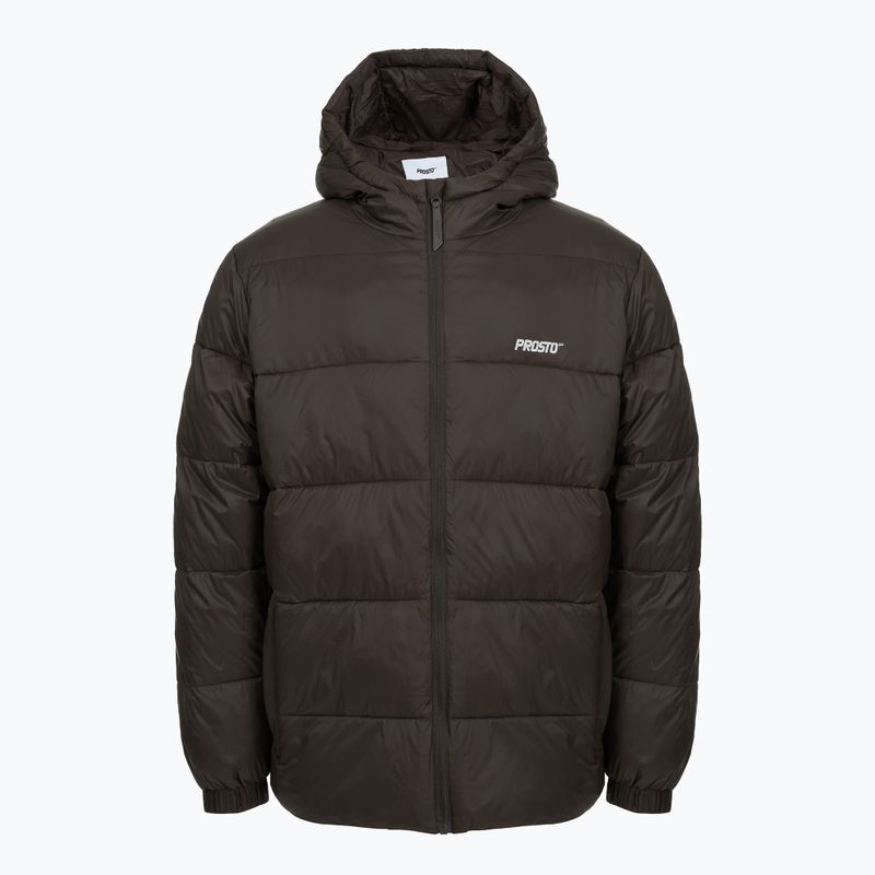 Giacca invernale da uomo PROST Puffer marrone scuro