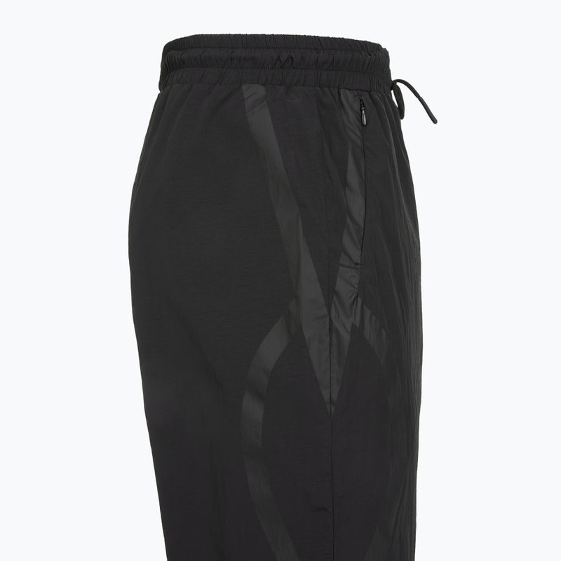 PROSTO pantaloni da uomo Nero a contrasto 3