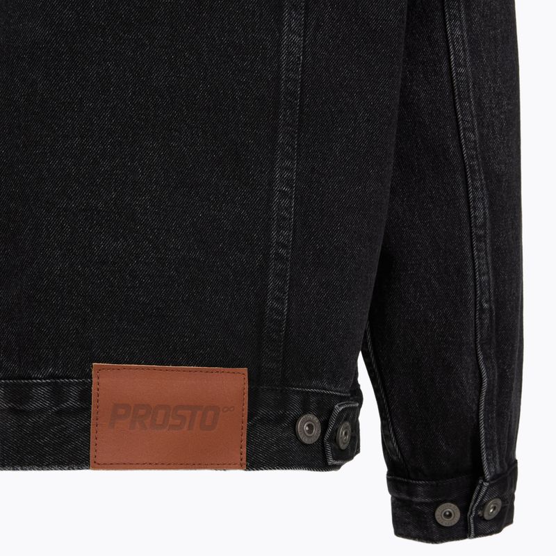 PROSTO giacca da uomo Civil washed nero 3