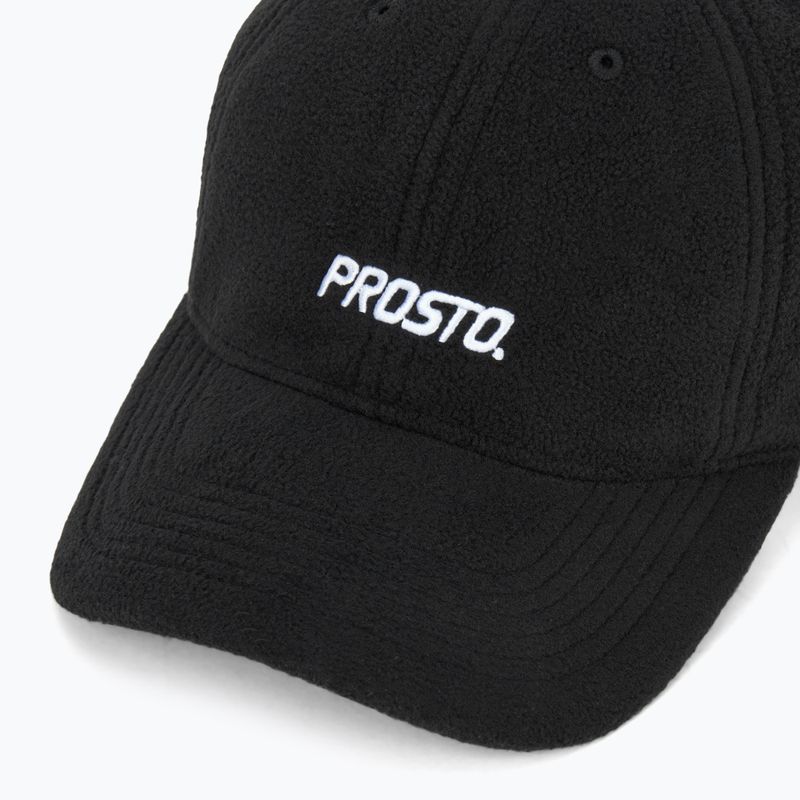Cappellino con visiera PROSTO Fleece black 3