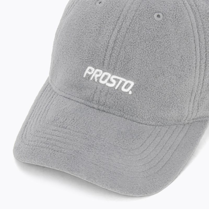 Berretto con visiera PROSTO Fleece gray 3