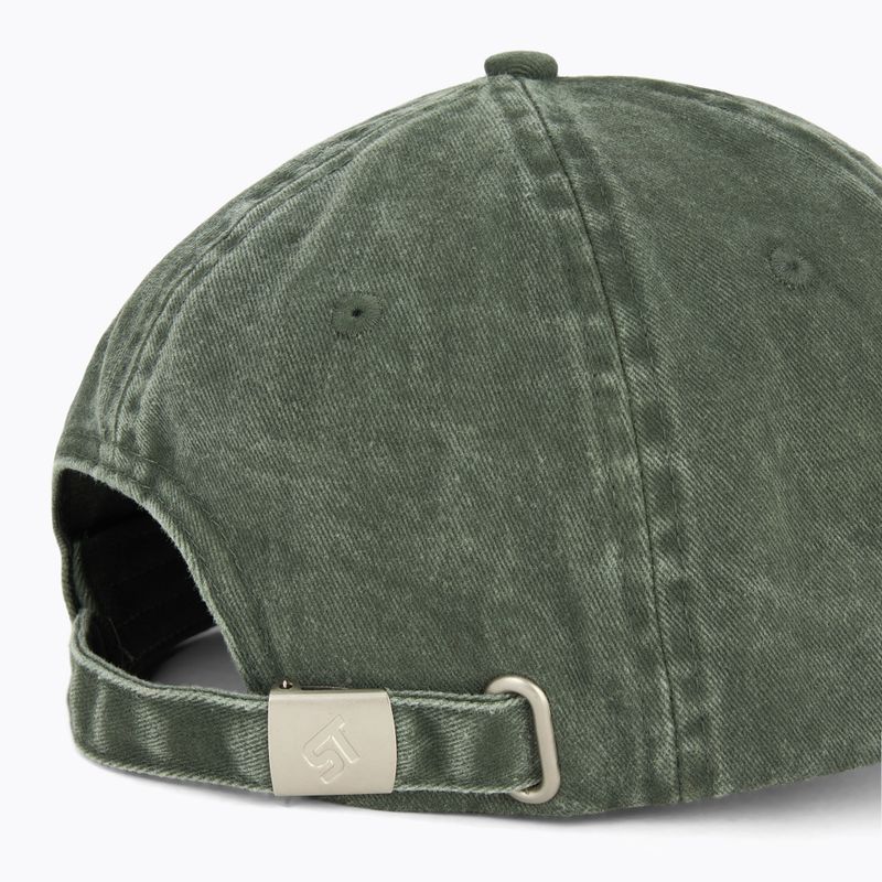 PROSTO Cappello da baseball verde lavato Infinity 4
