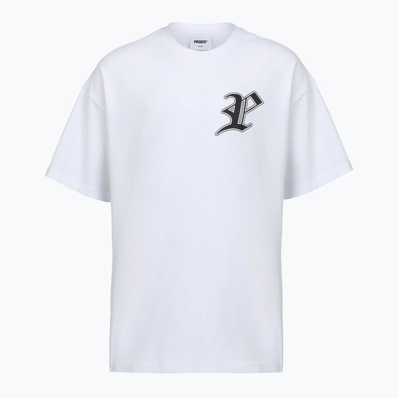 T-shirt da uomo PROSTO Gothic P white