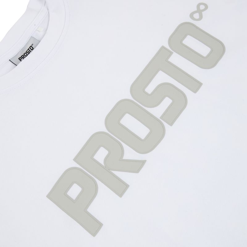 T-shirt da uomo PROSTO Big Logo white 3