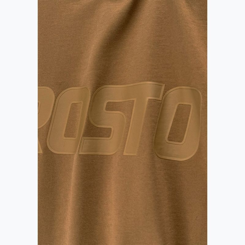 T-shirt da uomo PROSTO Big Logo cinnamon beige 3