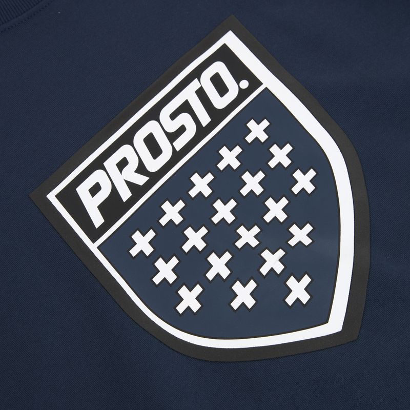 Felpa da uomo PROSTO Big Shield Crewneck navy 3