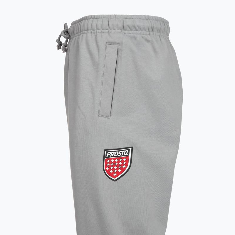 Pantaloni da uomo PROSTO Big Shield gray 3