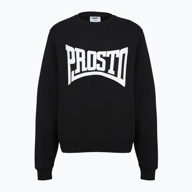 Felpa da uomo PROSTO Ever Crewneck black
