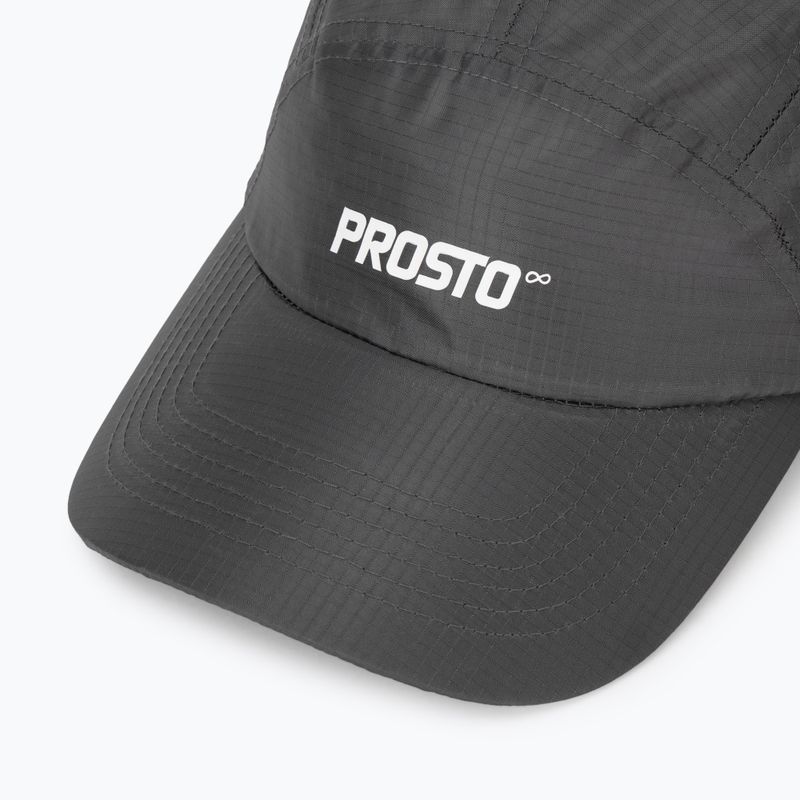 Cappellino con visiera PROSTO Fatcap Rains dark gray 3