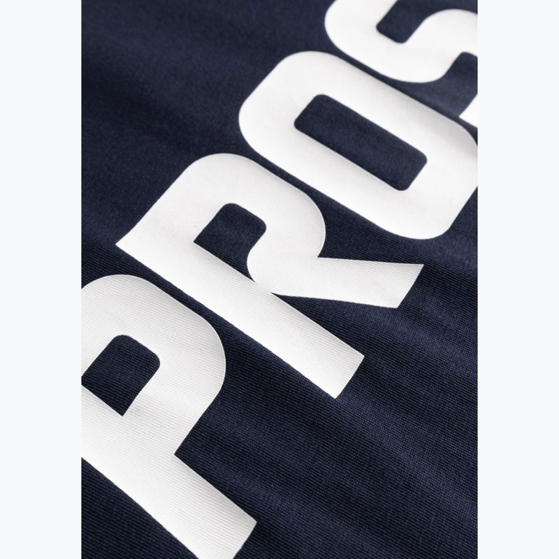 T-shirt da uomo PROSTO Big Log navy blue 2