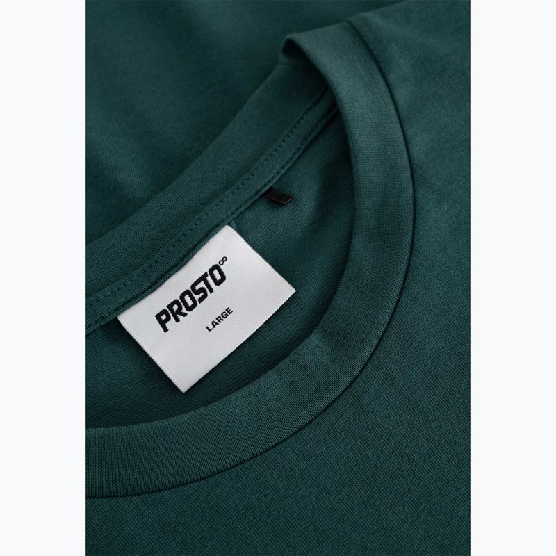 T-shirt da uomo PROSTO Big Log bottle green 3