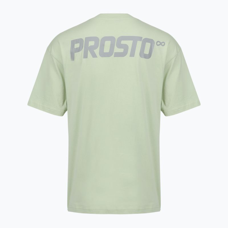 T-shirt da uomo PROSTO Big Log Infinity mint green 2