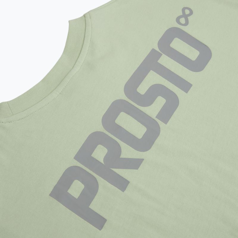 T-shirt da uomo PROSTO Big Log Infinity mint green 4