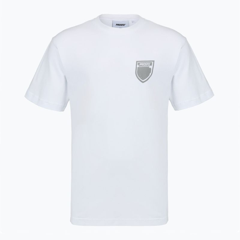 T-shirt da uomo PROSTO Splash Shield white