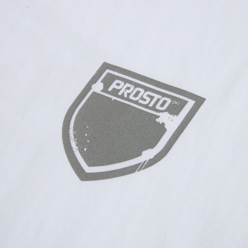 T-shirt da uomo PROSTO Splash Shield white 3