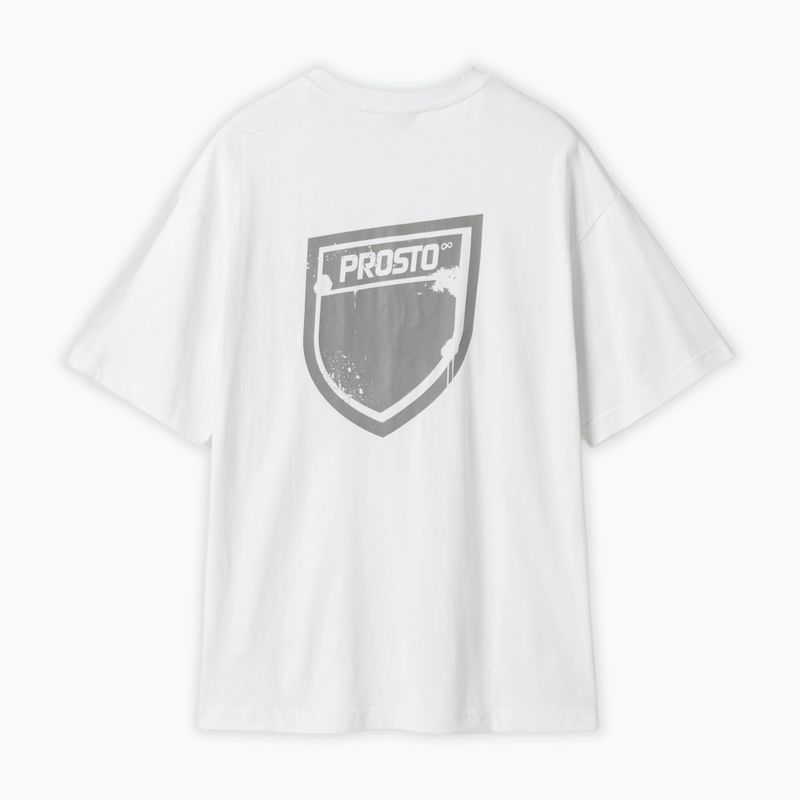 T-shirt da uomo PROSTO Splash Shield white 2