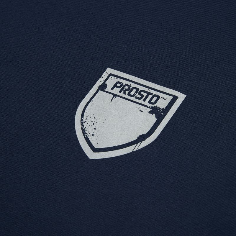 T-shirt da uomo PROSTO Splash Shield navy blue 3