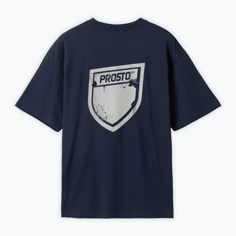 T-shirt da uomo PROSTO Splash Shield navy blue 2