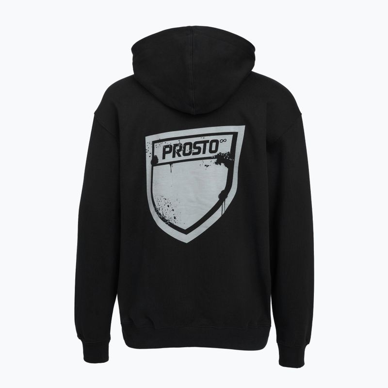 Felpa da uomo PROSTO Hoodie Splash Shield black 2