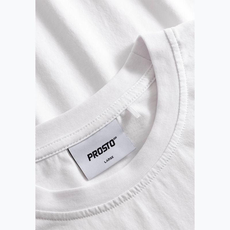 T-shirt da uomo PROSTO Mono ST white 4