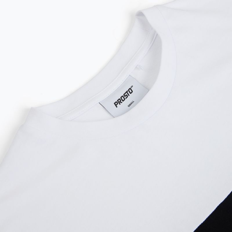 T-shirt da uomo PROSTO Root white/black 3