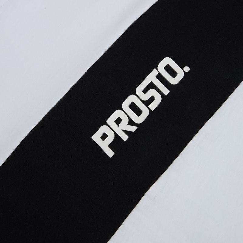 T-shirt da uomo PROSTO Root white/black 4