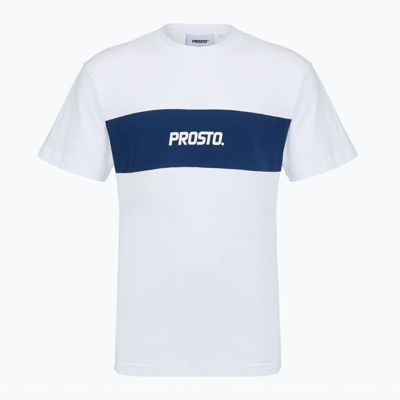T-shirt da uomo PROSTO Root white/navy blue