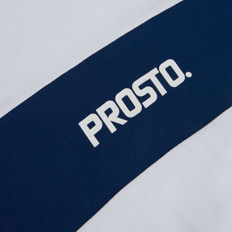 T-shirt da uomo PROSTO Root white/navy blue 3