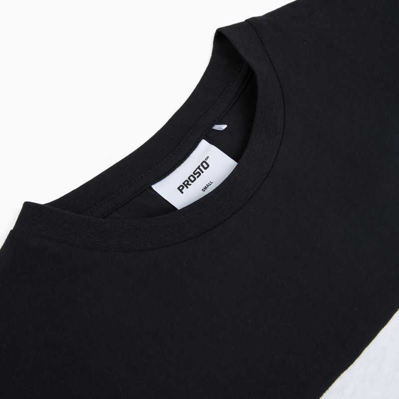 T-shirt da uomo PROSTO Root black/white 3