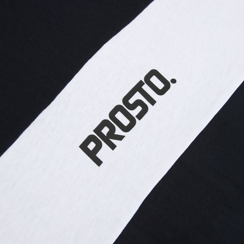 T-shirt da uomo PROSTO Root black/white 4