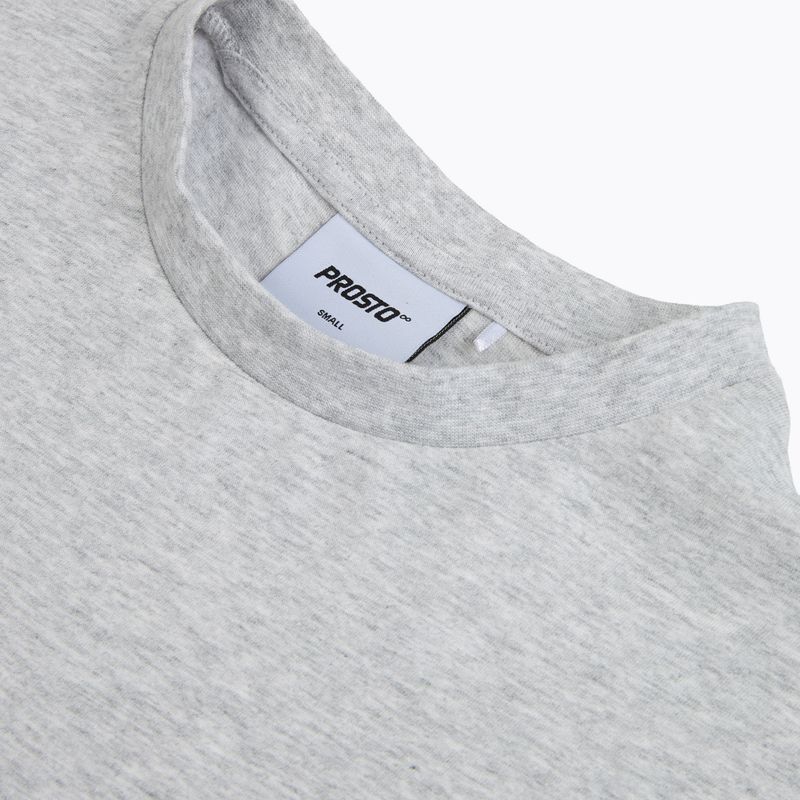 T-shirt da uomo PROSTO Base grey/melange 3