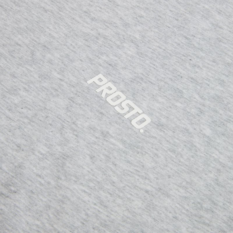 T-shirt da uomo PROSTO Base grey/melange 4