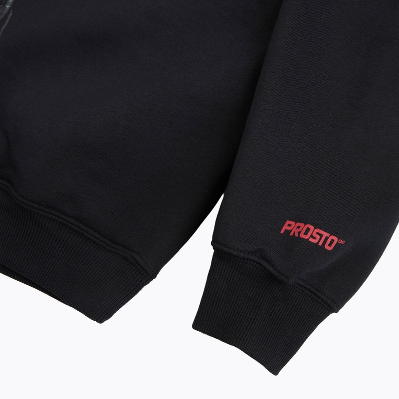 Felpa da uomo PROSTO Hoodie Bark black 4