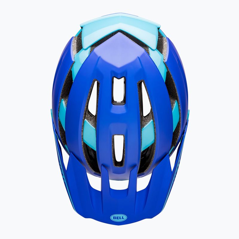 Casco da bici Bell Super Air MIPS Spherical opaco lucido blu 4