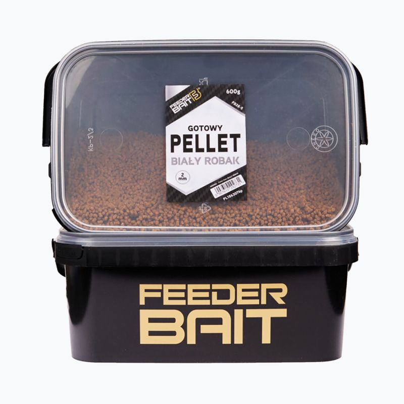 Pellet per esche da pastura metodo White Worm Ready 2 mm 600 g