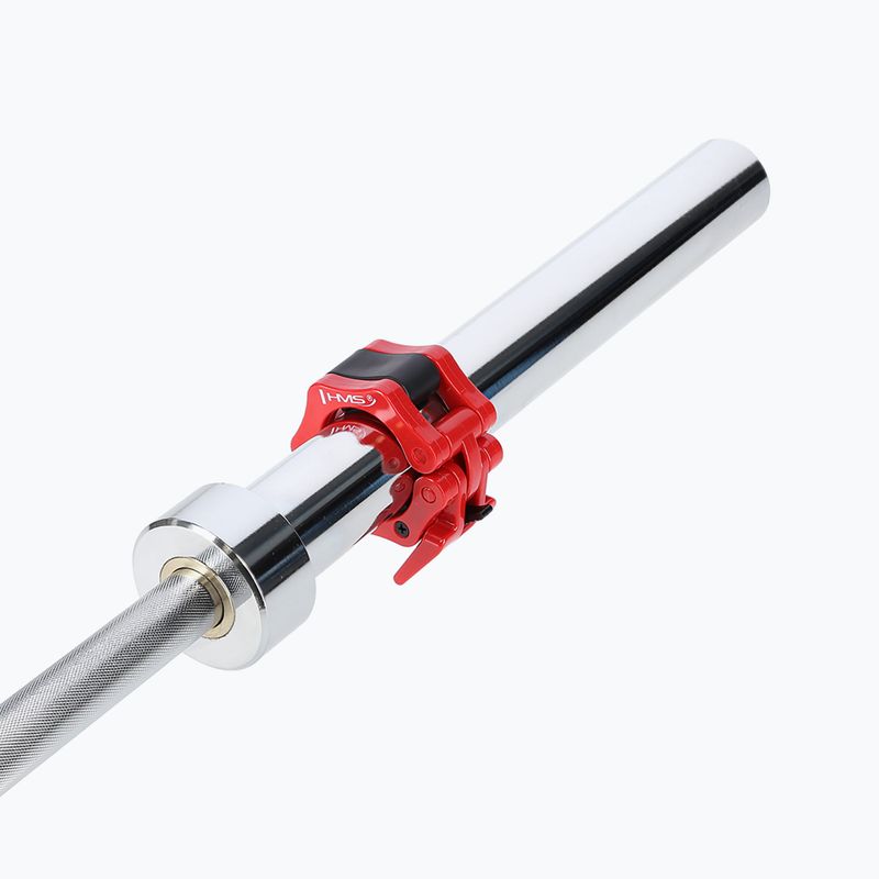 HMS GO450 bilanciere olimpico diritto + morsetti Lock Jaw ZG1000R 2